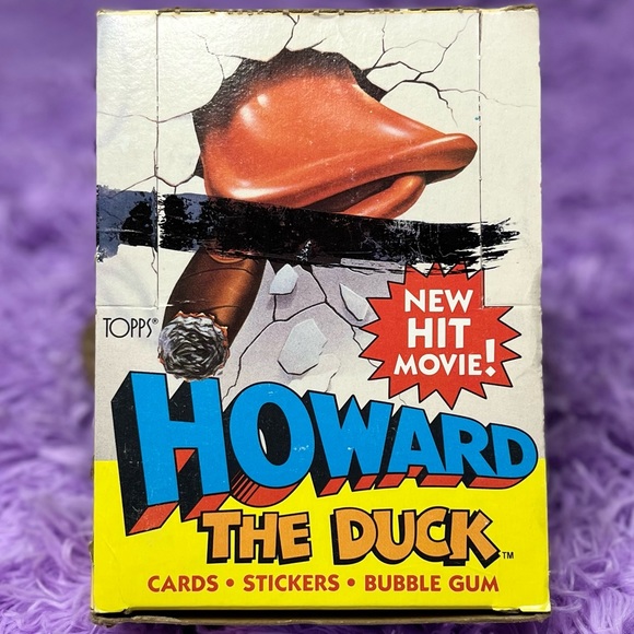 1986 TOPPS Howard The Duck Empty Card Box - Picture 8 of 8